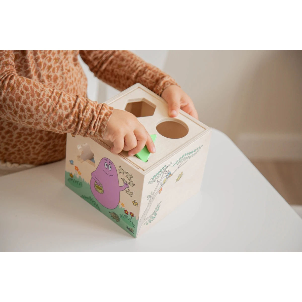Label Label Barbapapa Houten Vormenstoof LLBB-35892 -babybenodigdheden llbb 35892 barbapapa wooden shape sorting box 07