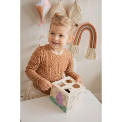 Label Label Barbapapa Houten Vormenstoof LLBB-35892 -babybenodigdheden llbb 35892 barbapapa wooden shape sorting box 08
