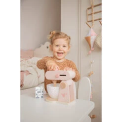 Label Label Roze Houten Keukenmixer LLWT-24937 4 Label Label Roze Houten Keukenmixer LLWT-24937 -babybenodigdheden llwt 24937 5420067924937 food processor pink 03