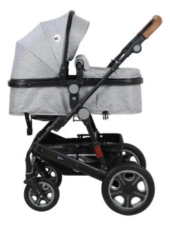 Lorelli Lora Cool Grey Elephants 3-in-1 Combi Kinderwagen Incl. Autostoel 1002128-2123D 4 Lorelli Lora Cool Grey Elephants 3-in-1 Combi Kinderwagen Incl. Autostoel 1002128-2123D -babybenodigdheden lorelli lora cool grey elephants 3 in 1 3