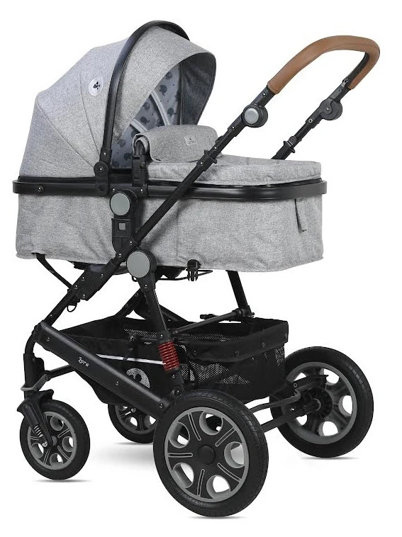 Lorelli Lora Cool Grey Elephants 3-in-1 Combi Kinderwagen incl. Autostoel 1002128-2123D Lorelli Lora Cool Grey Elephants 3-in-1 Combi Kinderwagen Incl. Autostoel 1002128-2123D -babybenodigdheden lorelli lora cool grey elephants 3 in 1 4