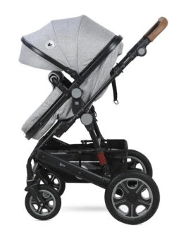 Lorelli Lora Cool Grey Elephants 3-in-1 Combi Kinderwagen Incl. Autostoel 1002128-2123D 7 Lorelli Lora Cool Grey Elephants 3-in-1 Combi Kinderwagen Incl. Autostoel 1002128-2123D -babybenodigdheden lorelli lora cool grey elephants 3 in 1 5