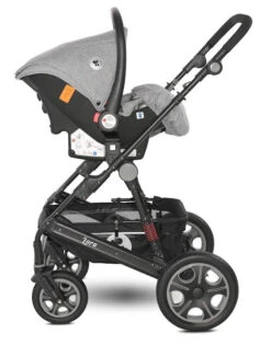 Lorelli Lora Cool Grey Elephants 3-in-1 Combi Kinderwagen Incl. Autostoel 1002128-2123D 9 Lorelli Lora Cool Grey Elephants 3-in-1 Combi Kinderwagen Incl. Autostoel 1002128-2123D -babybenodigdheden lorelli lora cool grey elephants 3 in 1 8