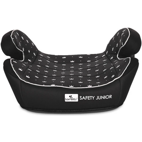 Lorelli Safety Junior Fix Black Crowns 15-36 kg Isofix Booster 1007133-2105 Lorelli Safety Junior Fix Black Crowns 15-36 Kg Isofix Booster 1007133-2105 -babybenodigdheden lorelli safety junior fix black crowns 15 36 kg isofix booster 1007133 2105