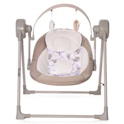 Lorelli Twinkle Beige Babyschommel 1009008-001 -babybenodigdheden lorelli twinkle beige babyswing 1009008 001 3