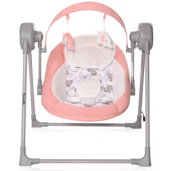 Lorelli Twinkle Pink Babyschommel 1009008-003 -babybenodigdheden lorelli twinkle pink babyswing 1009008 003 3