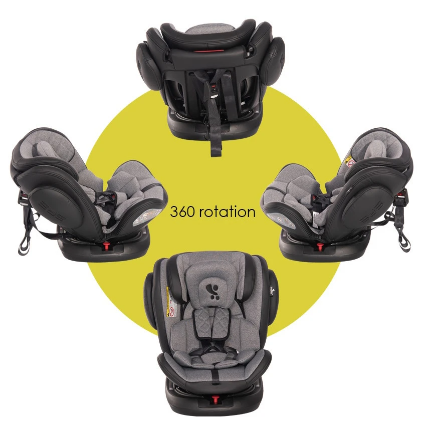 Lorelli Aviator Black/Light Grey 0-36 kg SPS Isofix 360° Autostoel 1007130-2336 Lorelli Aviator Black/Light Grey 0-36 Kg SPS Isofix 360° Autostoel 1007130-2336 -babybenodigdheden lorelli aviator 0