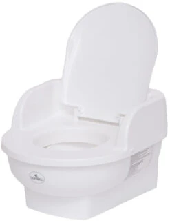Lorelli Chamber Pot Throne Bear White Potje 1013045-0092 -babybenodigdheden lorelli chamber pot throne bear white potje 1013045 0092 1