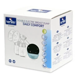 Lorelli Daily Comfort White Dubbele Elektrische Borstkolf 1022059-0003 -babybenodigdheden lorelli daily comfort dubbele elektrische borstkolf 2