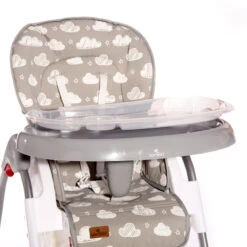 Lorelli Dulce Cool Grey Leather Kinderstoel 1010045-2325 -babybenodigdheden lorelli dulce kinderstoel features 9 1