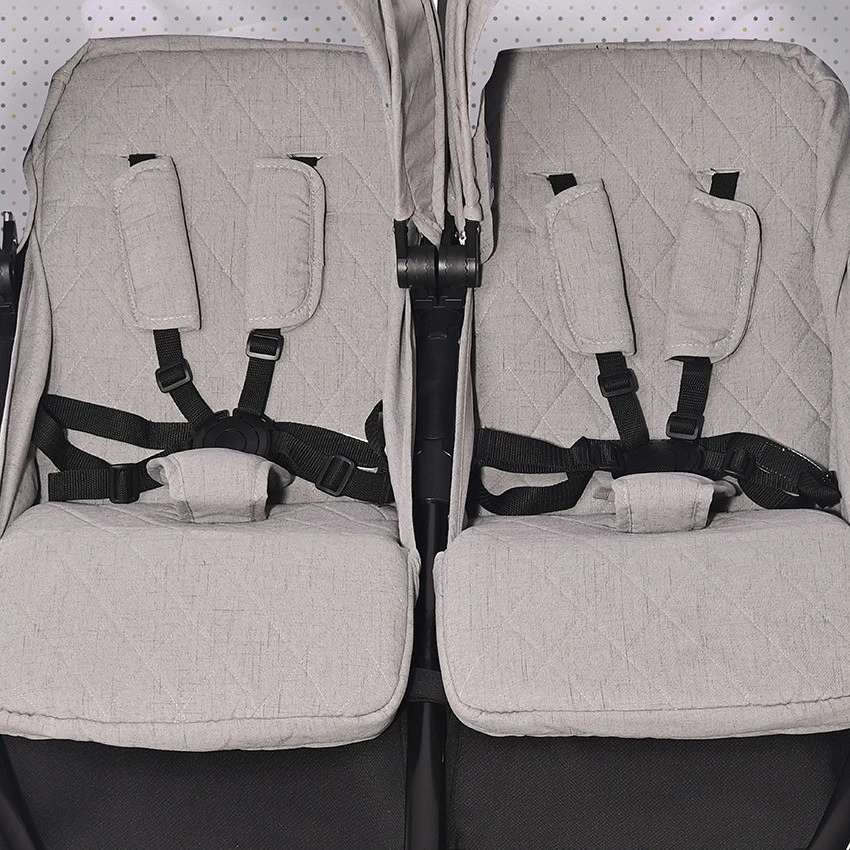 Lorelli Duo Black Duowagen Incl. Luiertas 1002154-2305 -babybenodigdheden lorelli duo cool grey duowagen incl. luiertas 1002154 2386 8 1