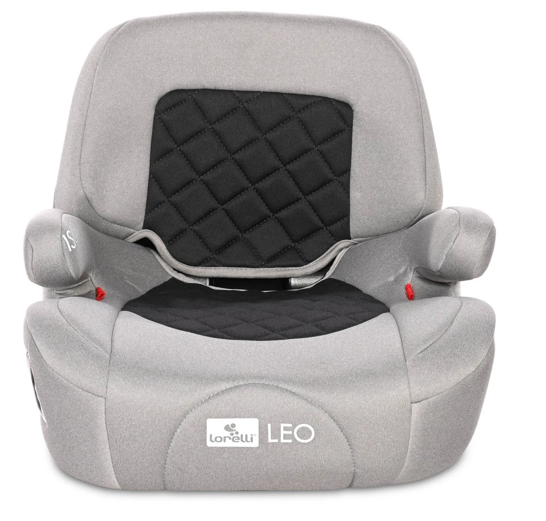 Lorelli Leo Fossil Grey Isofit 22-36 Kg Booster 1007161-2309 -babybenodigdheden lorelli leo fossil grey isofit 22 36 kg autostoel zitverhoger 1007161 2309 2