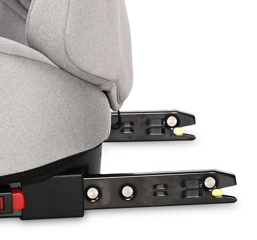 Lorelli Leo Fossil Grey Isofit 22-36 Kg Booster 1007161-2309 -babybenodigdheden lorelli leo fossil grey isofit 22 36 kg autostoel zitverhoger 1007161 2309 4