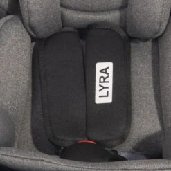 Lorelli Lyra Black & Grey 0-36 Kg Isofix 360º Autostoel 1007145-2339 -babybenodigdheden lorelli lyra black 0 36 kg isofix 360 autostoel 1007145 2305 9 1
