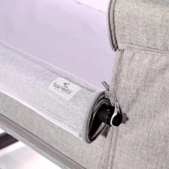 Lorelli Milano Grey 2-in-1 Wieg Aan Bed 1008044-0003 -babybenodigdheden lorelli milano 2 in 1 wieg aan bed 1 2