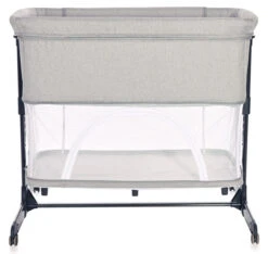 Lorelli Milano Grey 2-in-1 Wieg Aan Bed 1008044-0003 -babybenodigdheden lorelli milano grey 2 in 1 wieg aan bed 1008044 0003 5