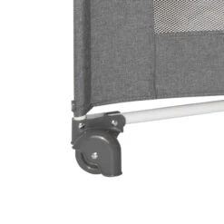 Lorelli Noemi Plus Cool Grey Star Campingbed Met Bodemverhoger 1008056-2216 -babybenodigdheden lorelli noemi plus campingbed met bodemverhoger 1008056 7