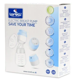 Lorelli Save Your Time Pink Elektrische Borstkolf 1022060-0001 -babybenodigdheden lorelli save your time elektrische borstkolf