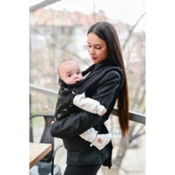 Lorelli Wally Black Floral Ergonomische Draagzak 1001016-0002 -babybenodigdheden lorelli wally black floral ergonomische draagzak 1001016 0002 5