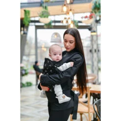 Lorelli Wally Black Floral Ergonomische Draagzak 1001016-0002 -babybenodigdheden lorelli wally black floral ergonomische draagzak 1001016 0002 6