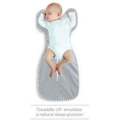 Love To Dream Swaddle Up 1.0 Grey Medium 6-8.5 Kg Inbakerslaapzak L1001001GRM -babybenodigdheden love to dream swaddle up grey medium 6 8.5 kg inbakerslaapzak l1001001grm 8