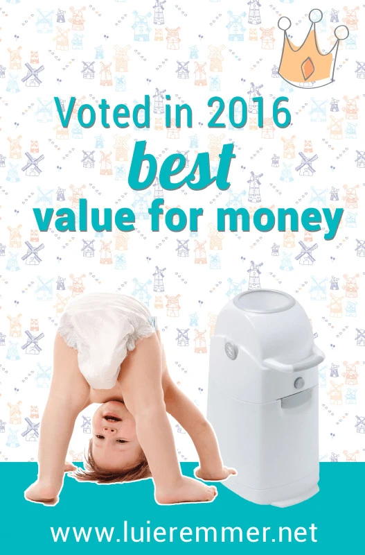 Luieremmer DiaperChamp Medium Silver 4021 Luieremmer DiaperChamp Medium Silver 4021 -babybenodigdheden luieremmer award1 1