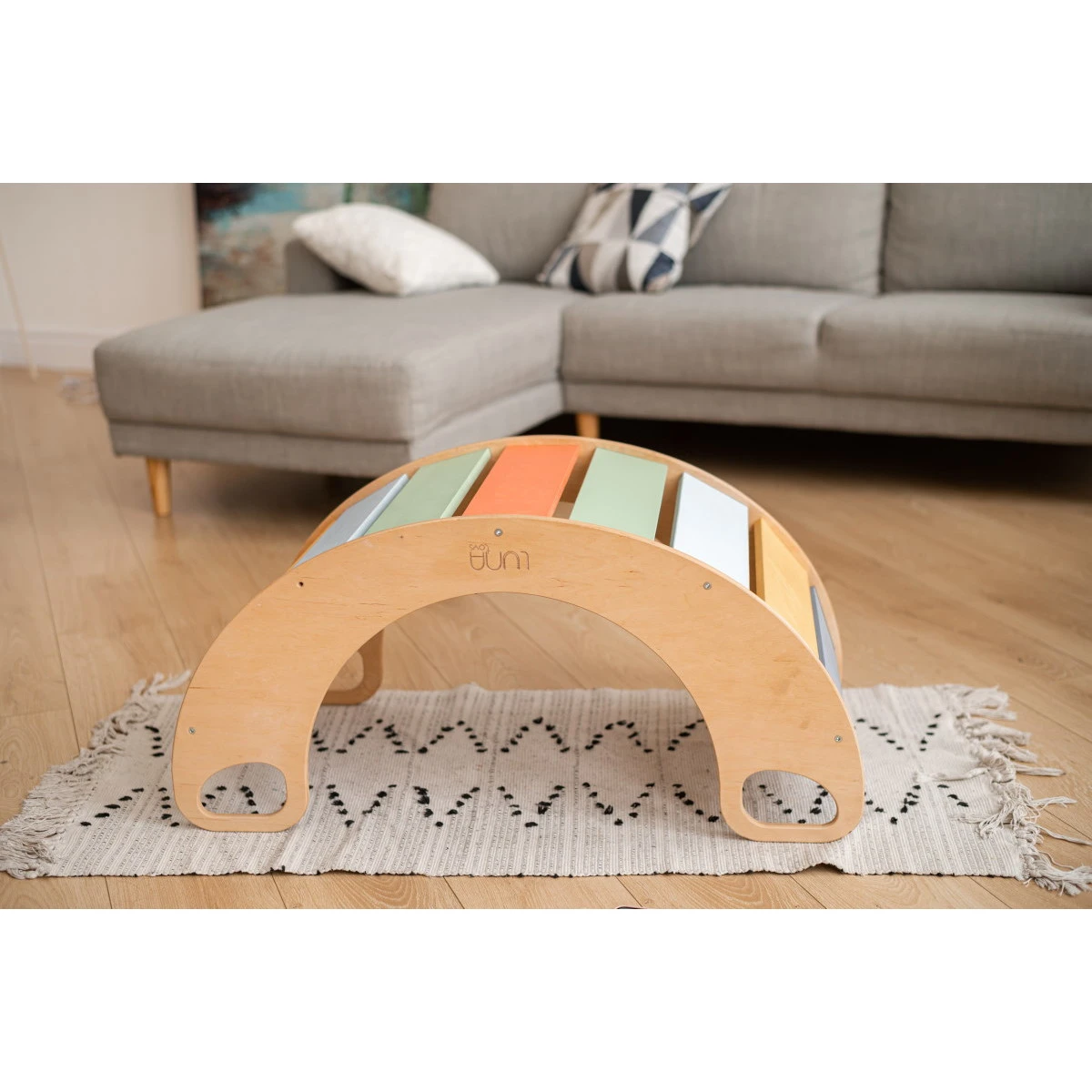 Luna Toys Kleuren Houten Schommelstoel / Rocker LU-36905 Luna Toys Kleuren Houten Schommelstoel / Rocker LU-36905 -babybenodigdheden luna toys kleuren houten schommelstoel rocker lu 36905 2