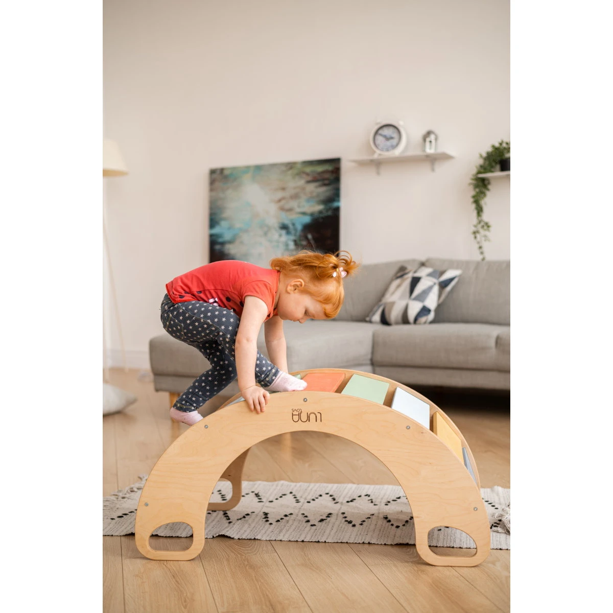 Luna Toys Naturel Houten Schommelstoel / Rocker LU-36899 Luna Toys Naturel Houten Schommelstoel / Rocker LU-36899 -babybenodigdheden luna toys kleuren houten schommelstoel rocker lu 36905 3