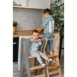 Luna Toys Nature Houten Leertoren Keukenhulp 9503009900 -babybenodigdheden luna toys nature houten leertoren keukenhulp 9503009900 lifestyle