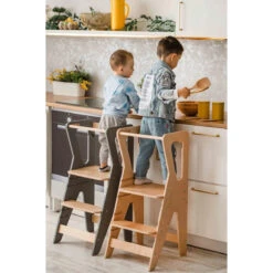 Luna Toys Nature Houten Leertoren Keukenhulp 9503009900 -babybenodigdheden luna toys nature houten leertoren keukenhulp 9503009900 lifestyle 3