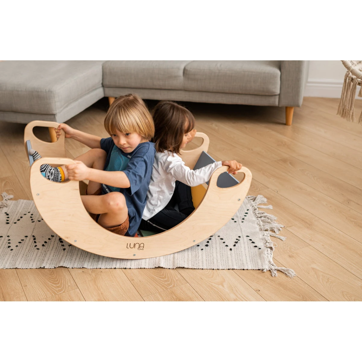 Luna Toys Naturel Houten Schommelstoel / Rocker LU-36899 Luna Toys Naturel Houten Schommelstoel / Rocker LU-36899 -babybenodigdheden luna toys naturel houten schommelstoel rocker lu 36899 3