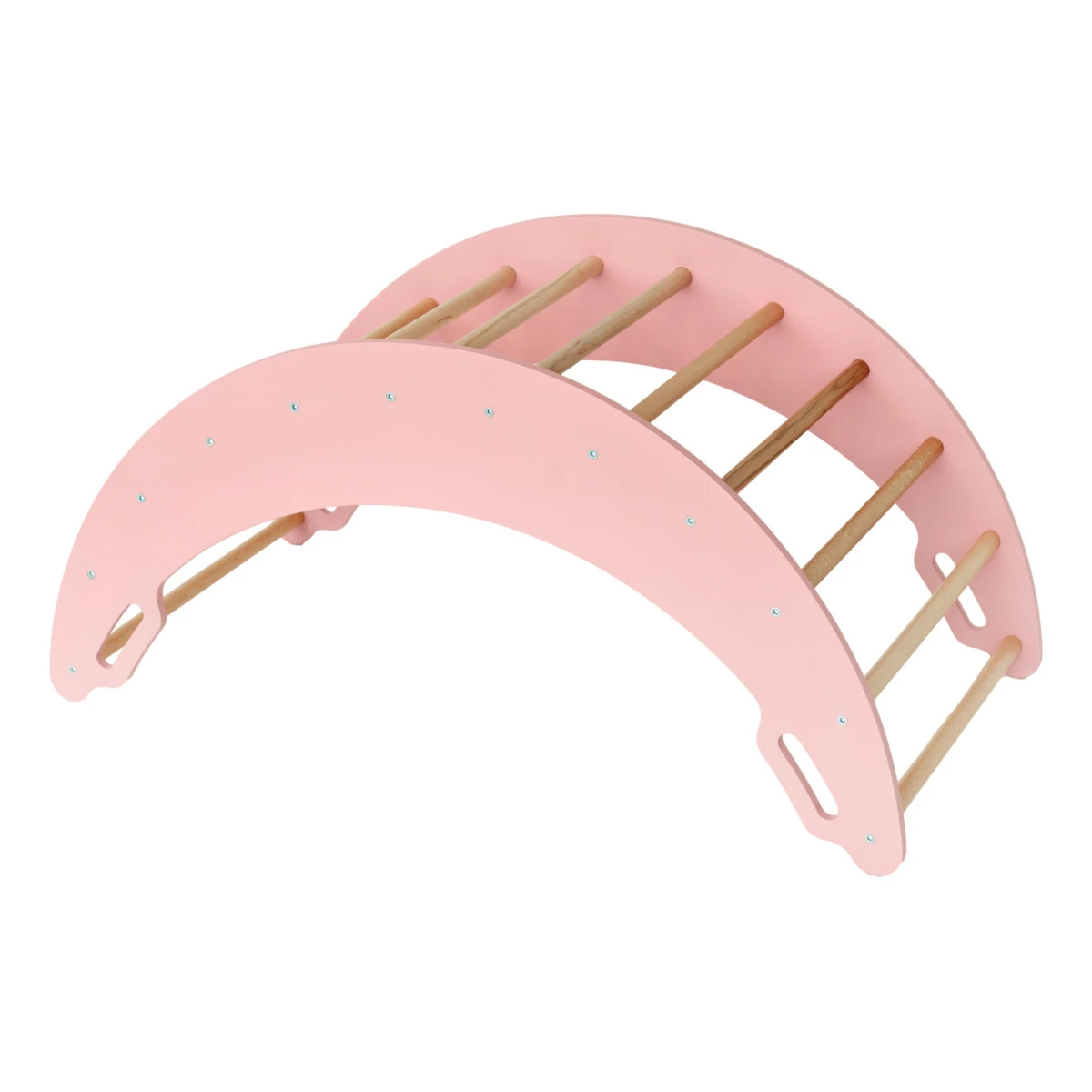 Luna Toys Roze Houten Klimboog LU-00575 Luna Toys Roze Houten Klimboog LU-00575 -babybenodigdheden luna toys roze houten klimboog
