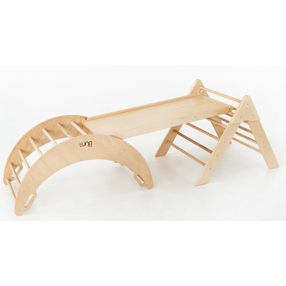 Luna Toys Roze Houten Klimboog LU-00575 Luna Toys Roze Houten Klimboog LU-00575 -babybenodigdheden luna toys roze houten klimboog lu 00575 3