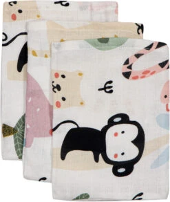 Blush & Blossom Animal Hydrofiel Starterset TR-BB4049 5 Blush & Blossom Animal Hydrofiel Starterset TR-BB4049 -babybenodigdheden mamaloes blush blossom muslin baby starter pack animal 03