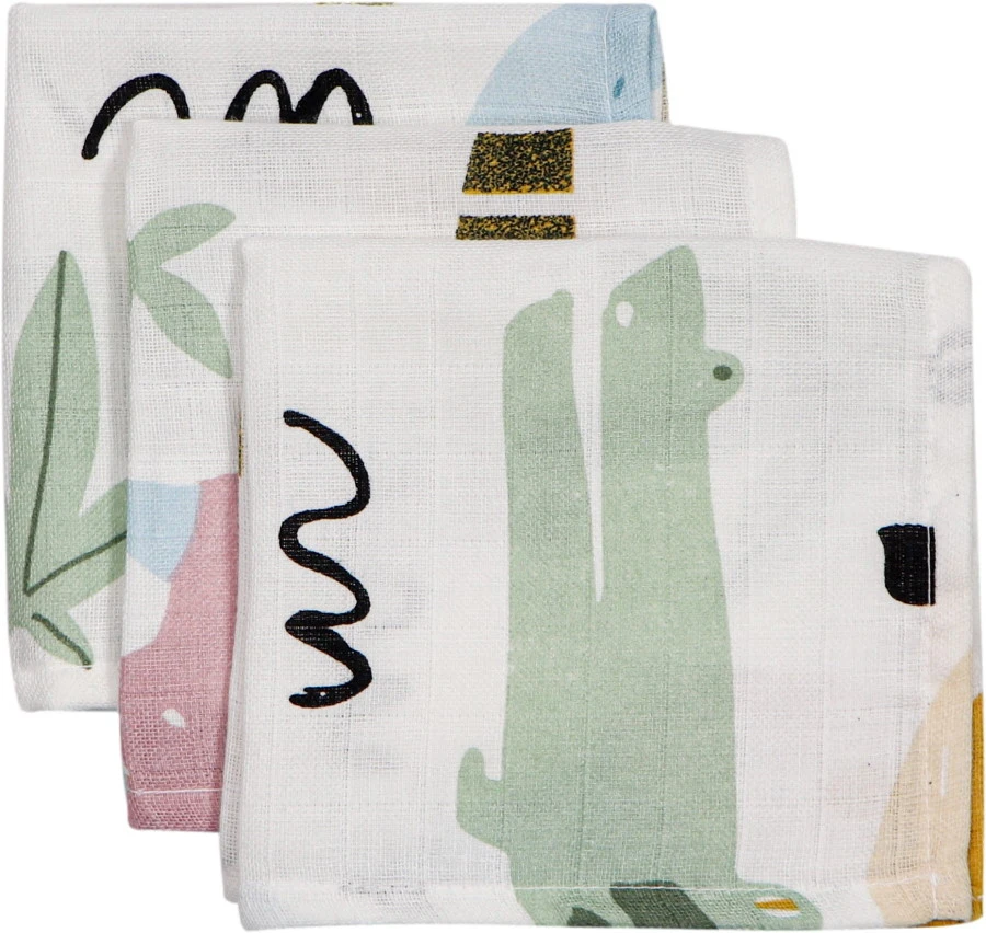 Blush & Blossom Animal Hydrofiel Starterset TR-BB4049 Blush & Blossom Animal Hydrofiel Starterset TR-BB4049 -babybenodigdheden mamaloes blush blossom muslin baby starter pack animal 05