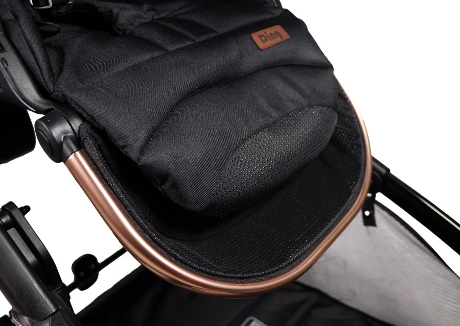 Ding Amigo Black/Rose Tandem Duowagen DI-191706 Ding Amigo Black/Rose Tandem Duowagen DI-191706 -babybenodigdheden mamaloes ding amigo rosegoud 40