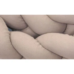 MamaLoes Amy Ajour Nougat 210 Cm Braided Bedbumper 84269 -babybenodigdheden mamaloes amy ajour nougat 210 cm braided bedbumper 84269 4