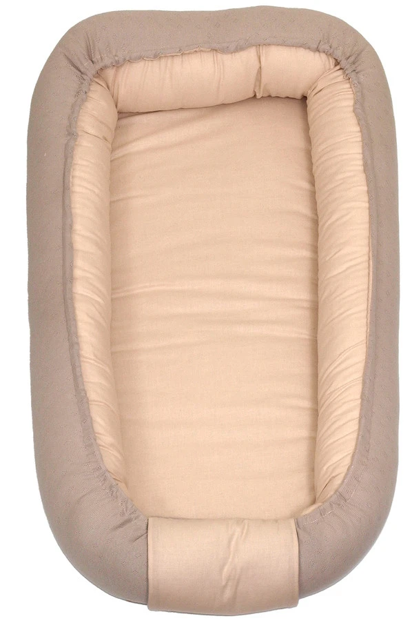 MamaLoes Amy Ajour Nougat Omkeerbaar XXL Babynest 85391 MamaLoes Amy Ajour Nougat Omkeerbaar XXL Babynest 85391 -babybenodigdheden