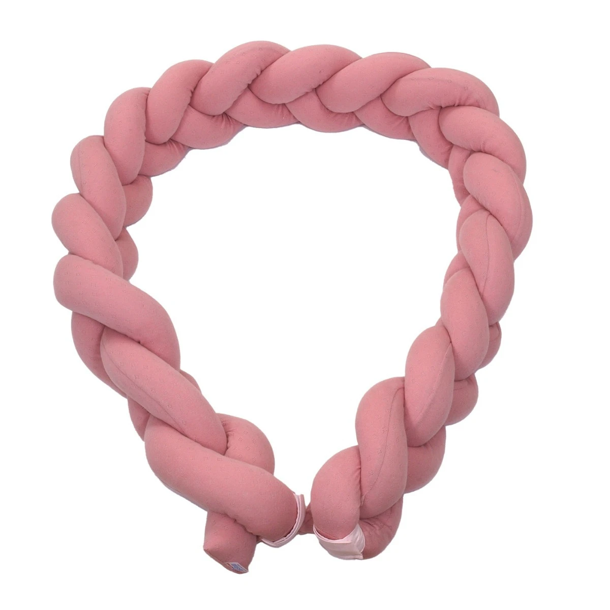 MamaLoes Amy Ajour Roze 210 cm Braided Bedbumper 84268 MamaLoes Amy Ajour Roze 210 Cm Braided Bedbumper 84268 -babybenodigdheden mamaloes amy ajour roze 210 cm braided bedbumper 84268