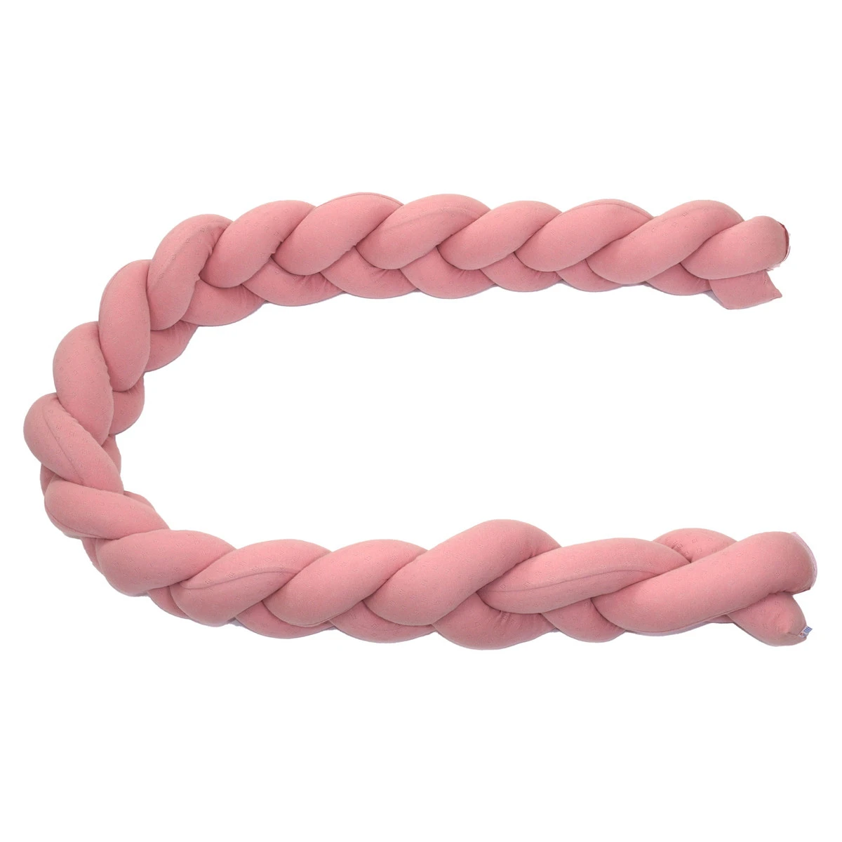 MamaLoes Amy Ajour Roze 210 cm Braided Bedbumper 84268 MamaLoes Amy Ajour Roze 210 Cm Braided Bedbumper 84268 -babybenodigdheden mamaloes amy ajour roze 210 cm braided bedbumper 84268 2