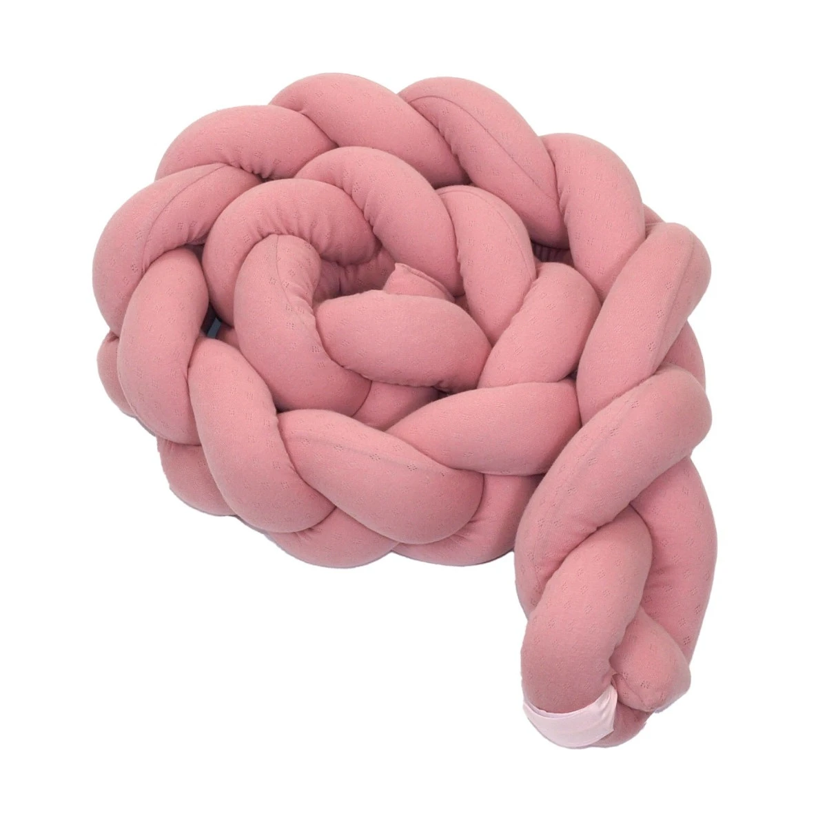 MamaLoes Amy Ajour Roze 210 cm Braided Bedbumper 84268 MamaLoes Amy Ajour Roze 210 Cm Braided Bedbumper 84268 -babybenodigdheden mamaloes amy ajour roze 210 cm braided bedbumper 84268 3