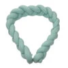 MamaLoes Amy Ajour Stonegreen 210 Cm Braided Bedbumper 84270 -babybenodigdheden mamaloes amy ajour stonegreen 210 cm braided bedbumper 84270 1