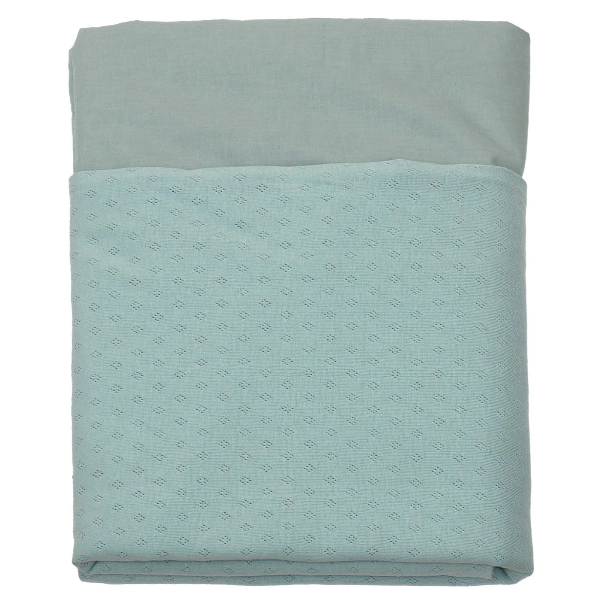 MamaLoes Amy Ajour Stonegreen 75x100cm Wiegdeken 84266 MamaLoes Amy Ajour Stonegreen 75x100cm Wiegdeken 84266 -babybenodigdheden