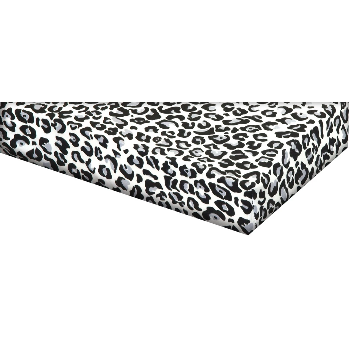 MamaLoes Amy Panter Grijs 60 X 120 Cm Ledikant Hoeslaken 84729 -babybenodigdheden