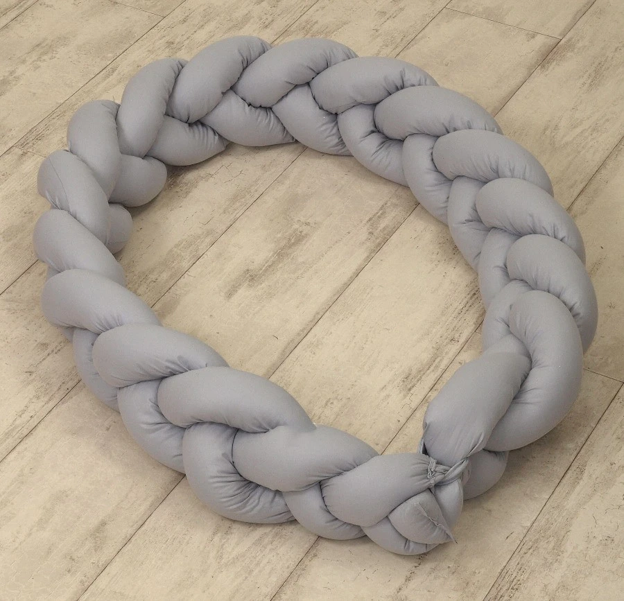 MamaLoes Amy Pure Grijs 2-in-1 Babynest en Braided Bedbumper 80661 MamaLoes Amy Pure Grijs 2-in-1 Babynest En Braided Bedbumper 80661 -babybenodigdheden mamaloes amy pure grijs 2 in 1 babynest en braided bedbumper 80661 6