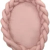 MamaLoes Amy Pure Roze 2-in-1 Babynest En Braided Bedbumper 80662 2 MamaLoes Amy Pure Roze 2-in-1 Babynest En Braided Bedbumper 80662 -babybenodigdheden mamaloes amy pure roze 2 in 1 babynest en braided bedbumper 80662