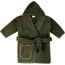 MamaLoes Badstof Groen 0-1jr Badjas ML010307 -babybenodigdheden mamaloes badstof groen 0 1jr badjas ml010307 03