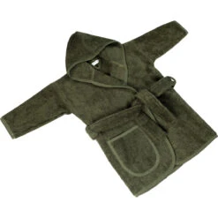 MamaLoes Badstof Groen 0-1jr Badjas ML010307 -babybenodigdheden mamaloes badstof groen 0 1jr badjas ml010307 04