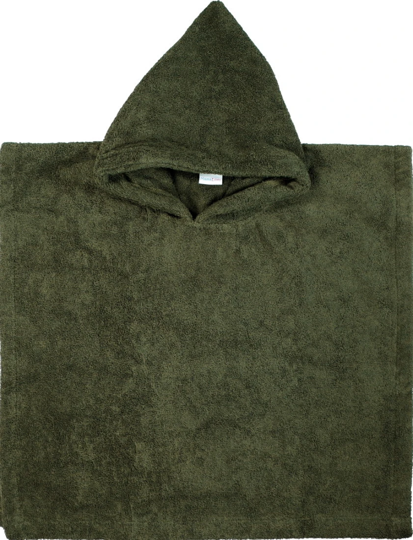 MamaLoes Badstof Groen Baby Poncho ML010508 MamaLoes Badstof Groen Baby Poncho ML010508 -babybenodigdheden mamaloes badstof groen baby poncho ml010508 01