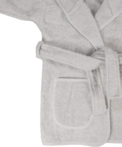 MamaLoes Badstof Light Grey 1-2jr Badjas ML5386 5 MamaLoes Badstof Light Grey 1-2jr Badjas ML5386 -babybenodigdheden mamaloes badstof light grey 0 1jr badjas ml5086 01 1